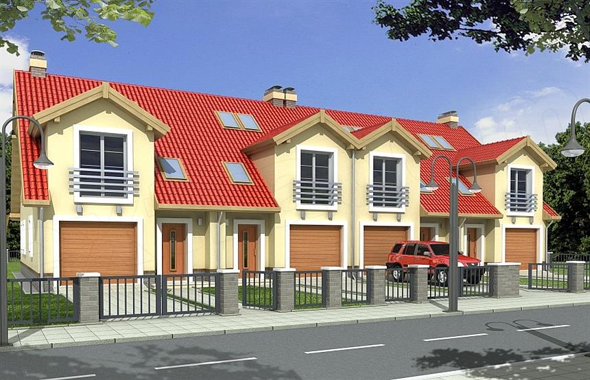 Projekt domu Hubert 1 - segment s