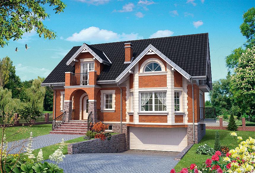 Projekt domu Filon - murowana – beton komórkowy
