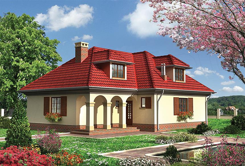 Projekt domu Teodor - murowana – ceramika