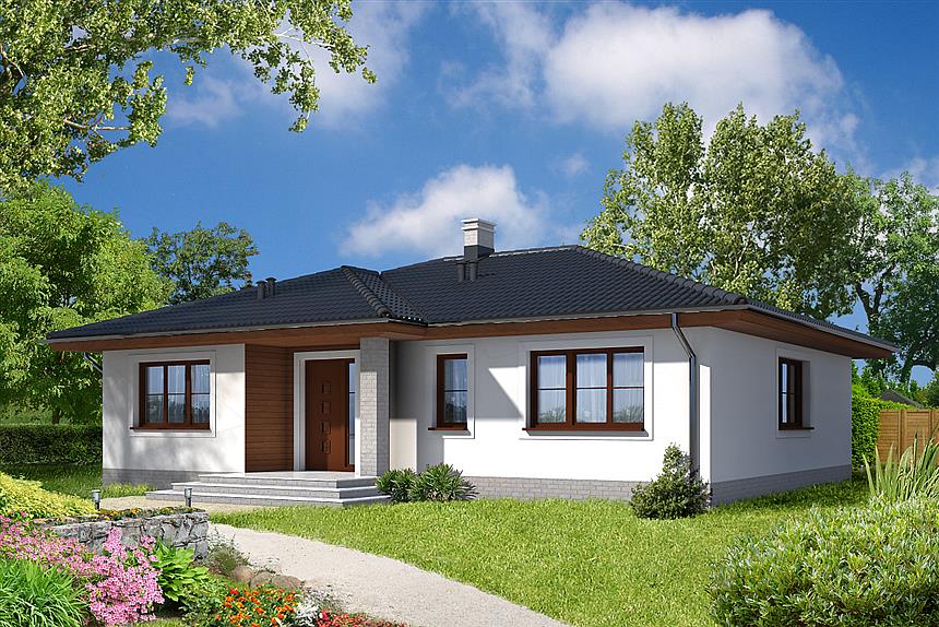 Projekt domu Saga II LMB69a