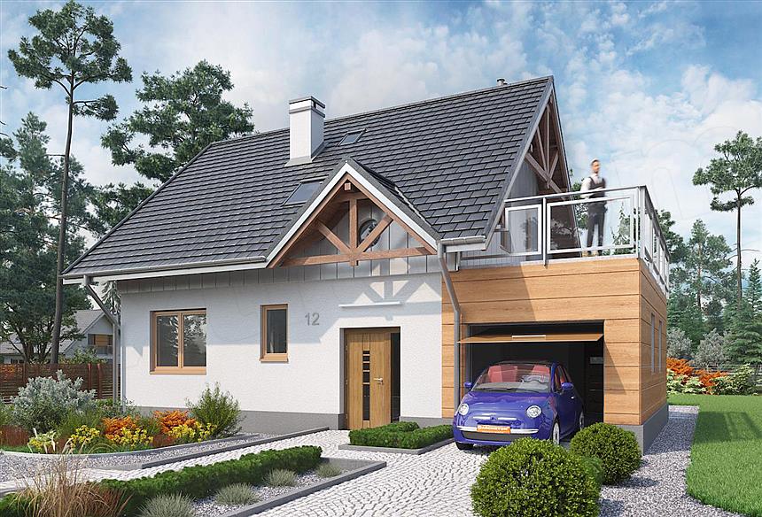 Projekt domu Brzask (94)