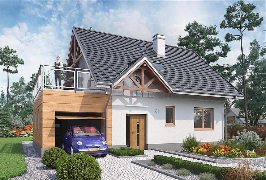Projekt domu Brzask (94)