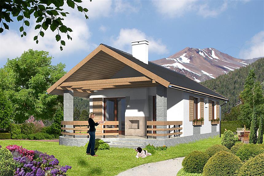 Projekt domu Jesenik LMW17