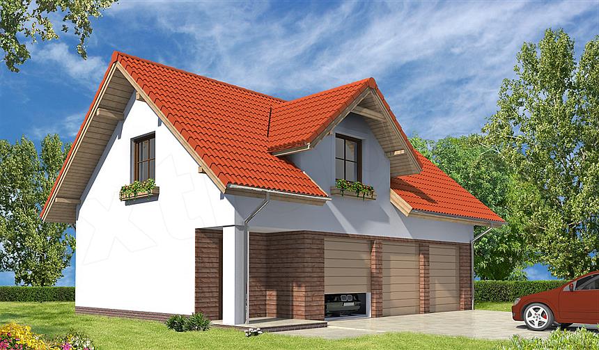 Projekt domu Garaż G37