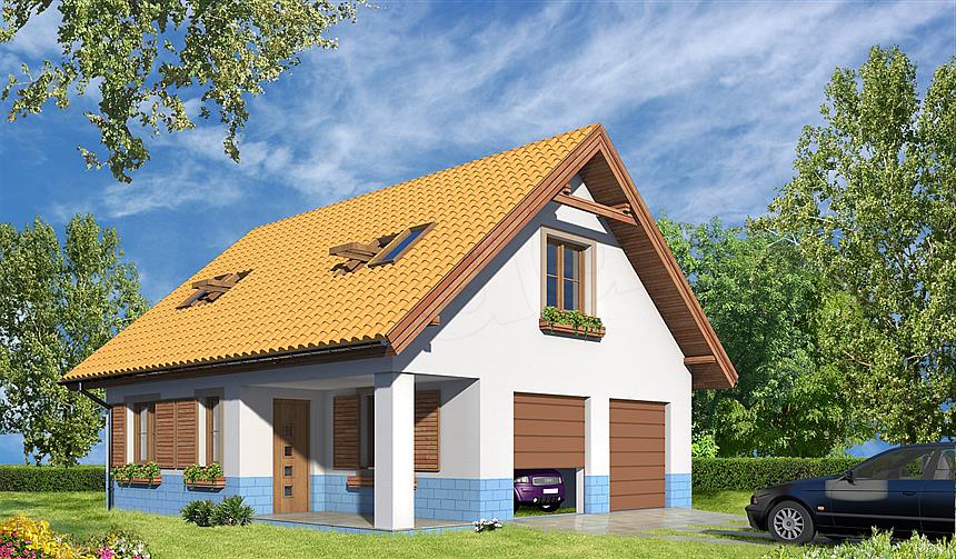 Projekt domu Garaż G38