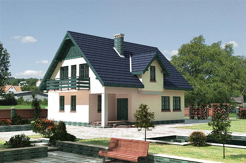 Projekt domu Grabik - murowana – ceramika