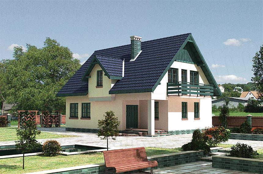 Projekt domu Grabik - murowana – ceramika