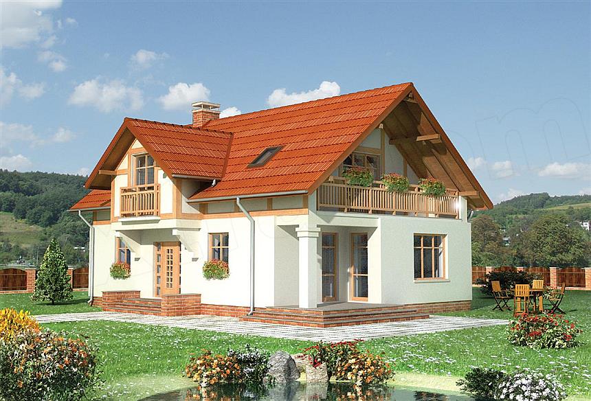 Projekt domu Miłomłyn - murowana – ceramika