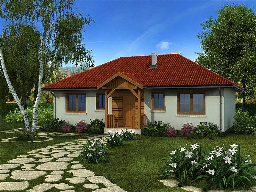 Projekt domu Domek Kaszubski (014 LT)
