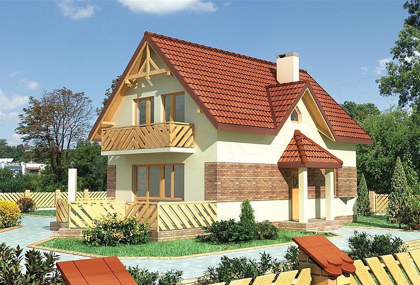 Projekt domu Mini - murowana – ceramika