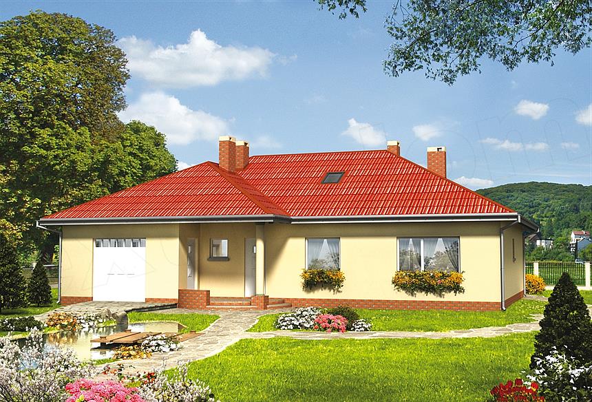 Projekt domu Nadzieja - murowana – beton komórkowy