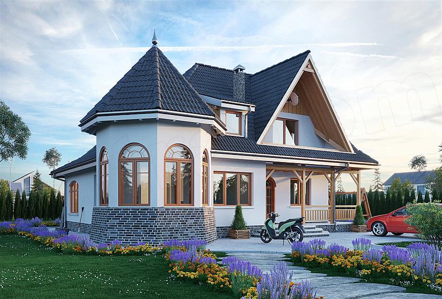 Projekt domu Nowy Zameczek - murowana – ceramika
