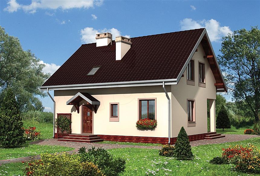 Projekt domu Ścibor - murowana – ceramika