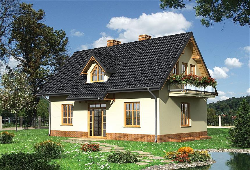 Projekt domu Cymes - murowana – ceramika