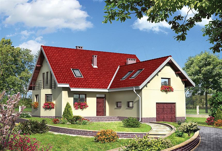 Projekt domu Rafał - murowana – ceramika
