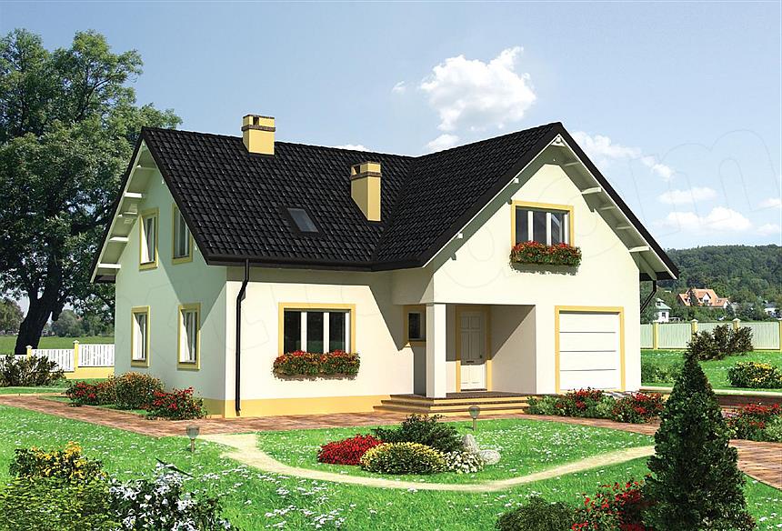 Projekt domu Emil - murowana – ceramika
