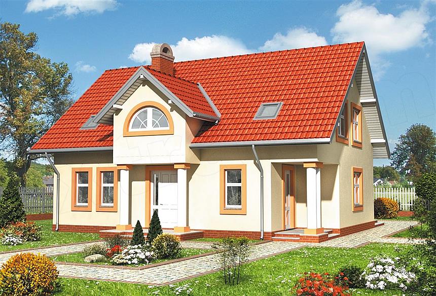 Projekt domu Adonis - murowana - ceramika