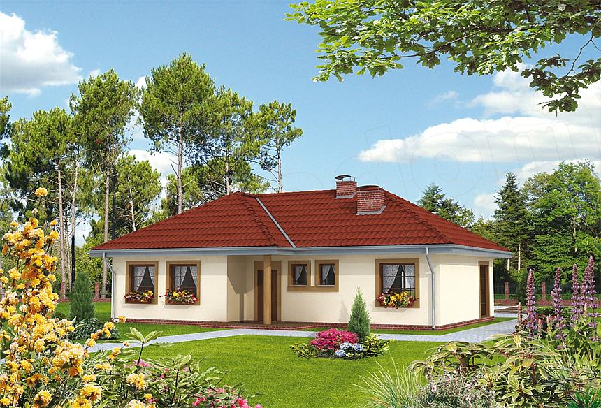 Projekt domu Daniela - murowana – silikaty