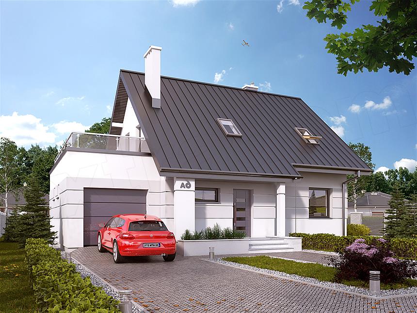 Projekt domu Drozd