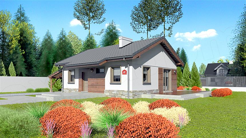 Projekt domu Dom przy Przyjemnej bis