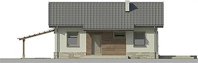 Dom przy Przyjemnej bis elewacja