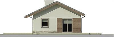 Dom przy Przyjemnej bis elewacja