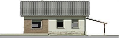 Dom przy Przyjemnej bis elewacja