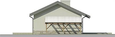 Dom przy Przyjemnej bis elewacja