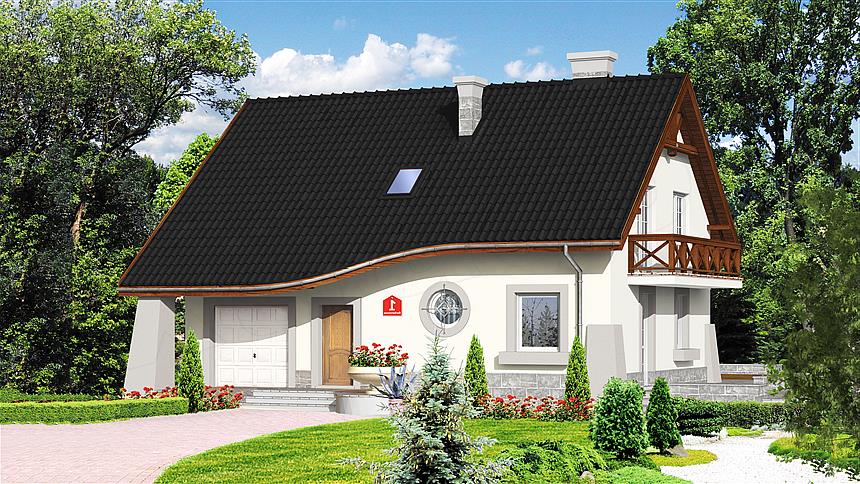 Projekt domu Dom przy Berberysowej