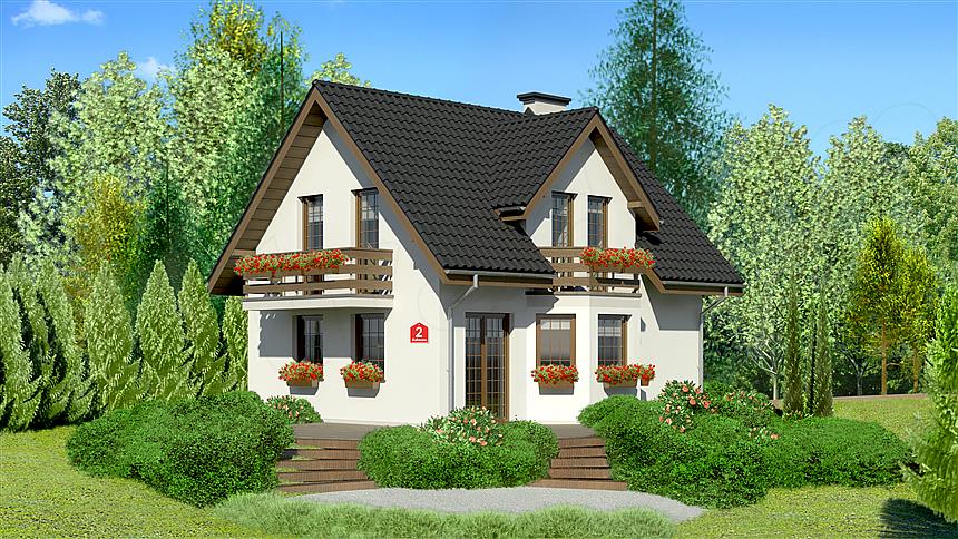 Projekt domu Dom przy Kalinowej 2