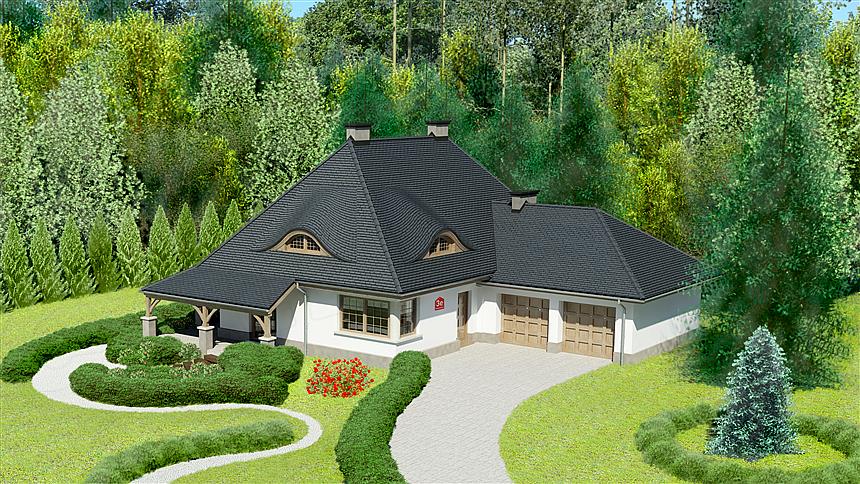 Projekt domu Dom przy Malowniczej 3 NF40