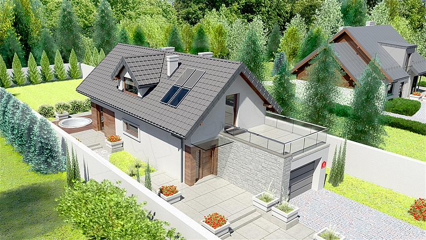 Projekt domu Dom przy Migdałowej 3