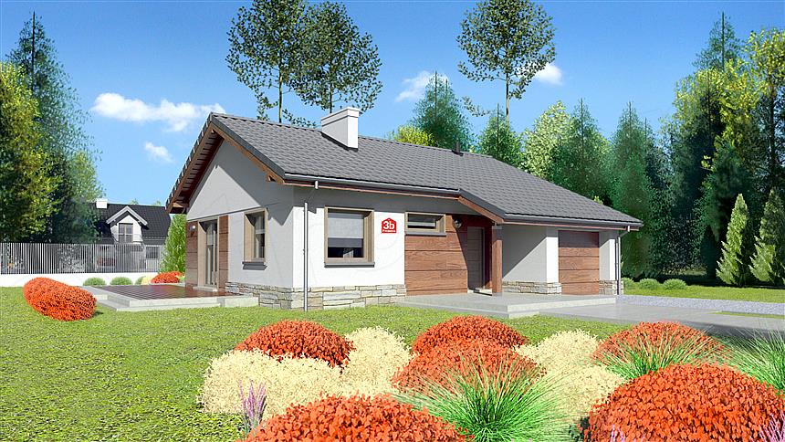 Projekt domu Dom przy Przyjemnej 3 bis