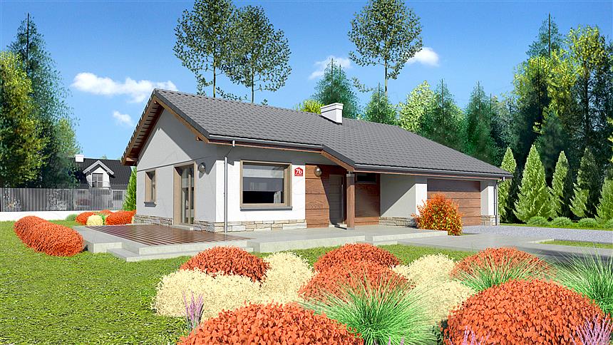 Projekt domu Dom przy Przyjemnej 7 bis