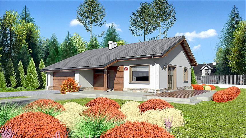 Projekt domu Dom przy Przyjemnej 7 bis