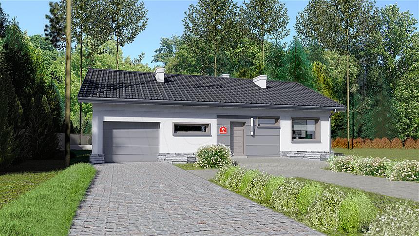 Projekt domu Dom przy Przyjemnej 9 bis