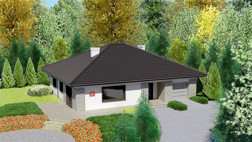 Projekt domu Dom przy Słonecznej 5 bis