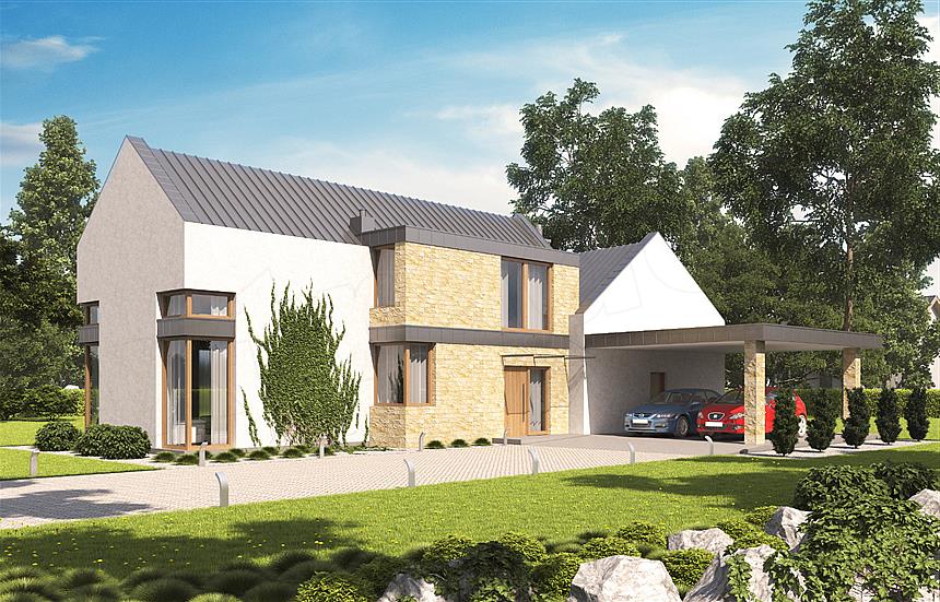 Projekt domu D166