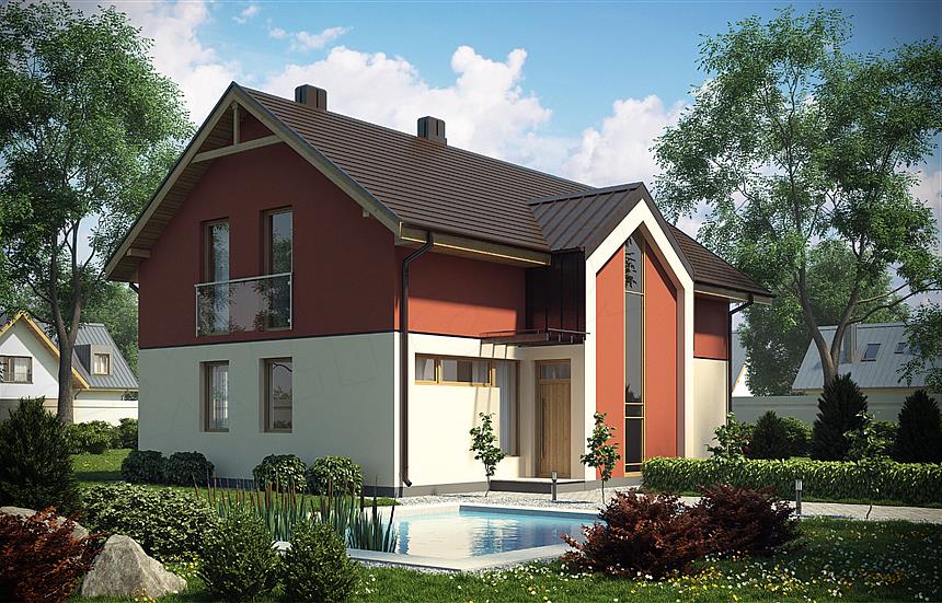 Projekt domu D15