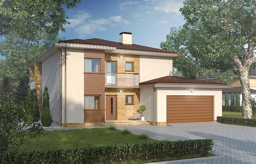 Projekt domu D59B - Arek B