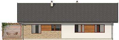 Bono drewniany elewacja