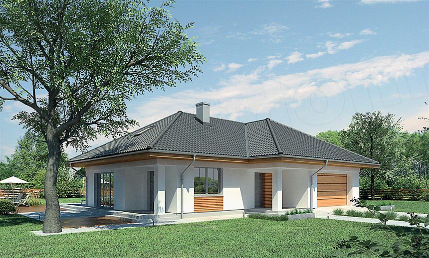 Projekt domu Murator M146 Błękitna rapsodia