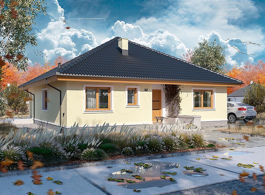 Projekt domu Serafin paliwo stałe
