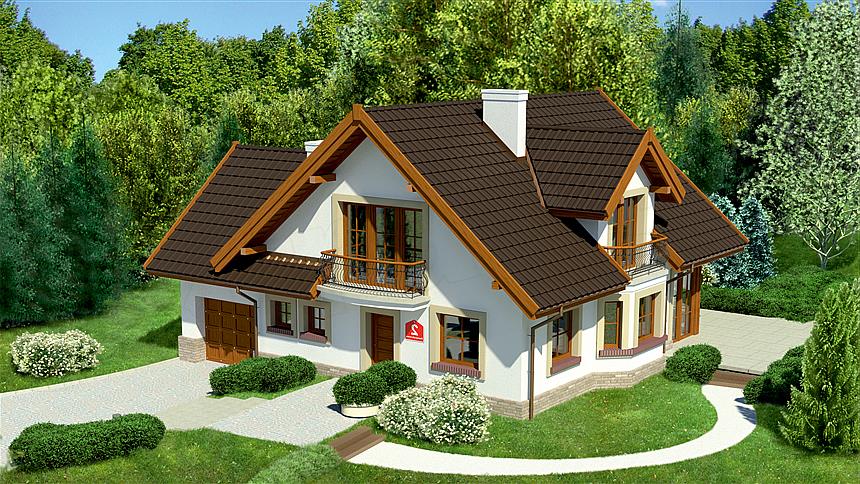 Projekt domu Dom przy Pomarańczowej 2