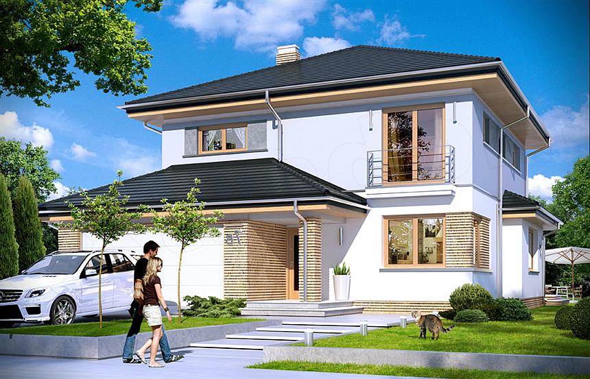 Projekt domu Szmaragd 4