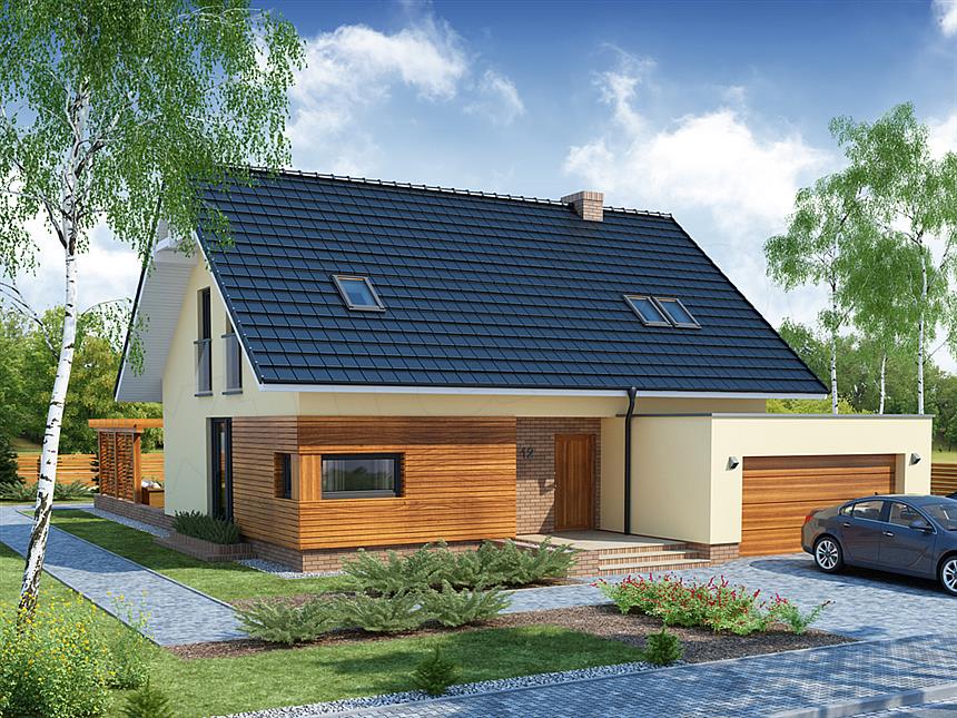 Projekt domu Bruno 2 PS