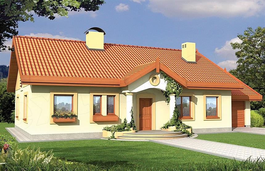 Projekt domu Sielanka 100 1a1g