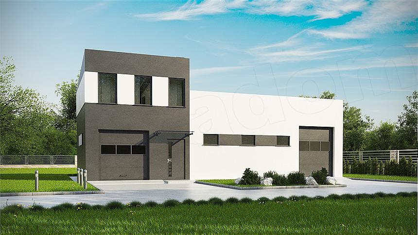 Projekt domu G184 - Budynek garażowo - magazynowy