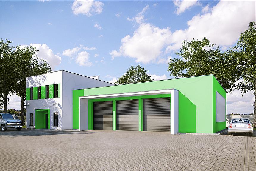 Projekt domu G213 - Budynek garażowo-gospodarczy