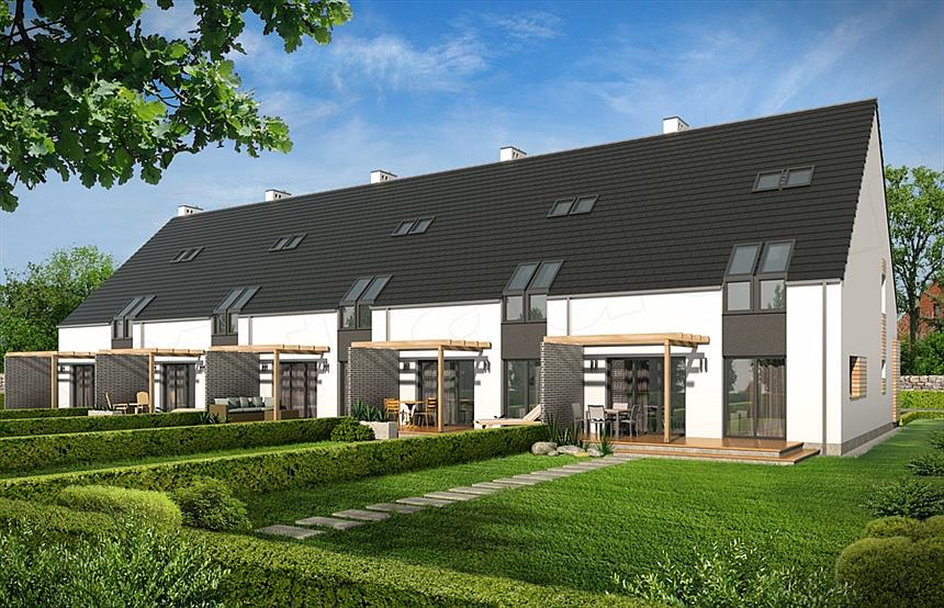 Projekt domu Alfa - segment lewy